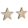 Houten Ster kaartenhouder, 10,5cm