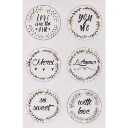 Sticker Love, 3,5cm