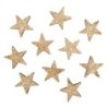 Strooihoutjes Sterren, 3cm  kasjmir goud