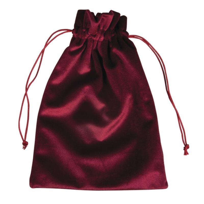 Fluwelen zakje bordeaux