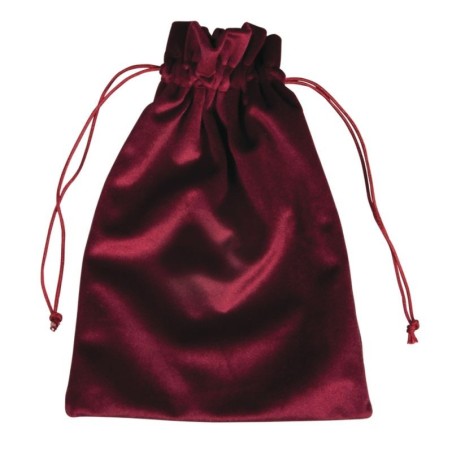 Fluwelen zakje bordeaux