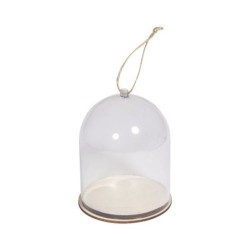 Kunststof stolp met sokkel 9 cm diam