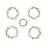 Houten deco krans FSC Mix Credit, 8cm   naturel