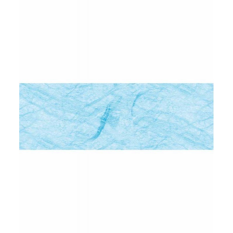Zijdepapier lichtblauw 25G.50x70CM,rol met 5 velle