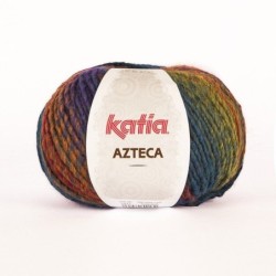 AZTECA 7847 petrol-bordeaux   100gr.