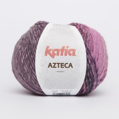 AZTECA 7857 fushia-grijs      100gr.