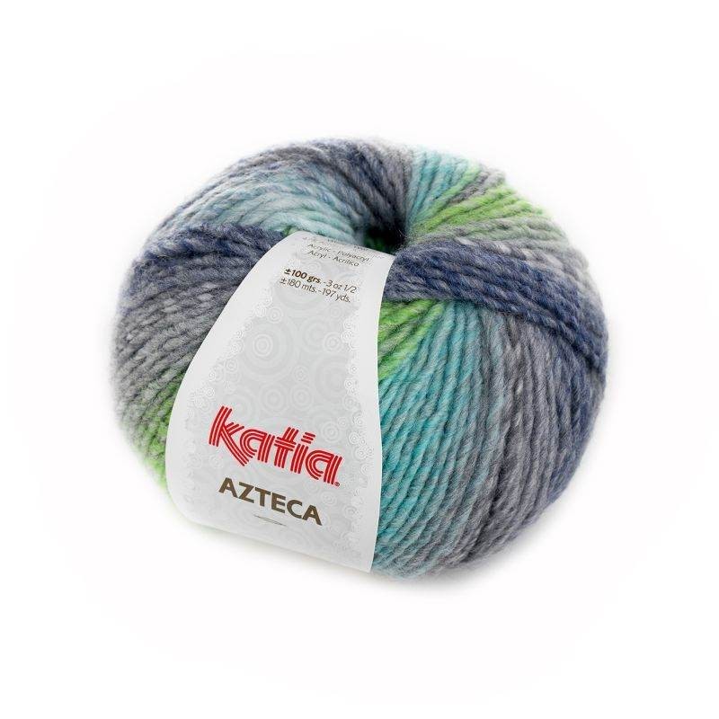 AZTECA 7863 grijs-groen-azul      100gr.