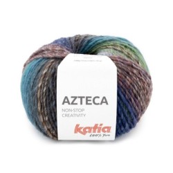 AZTECA 7895 Blauw-groen-rood tinten 100 gr