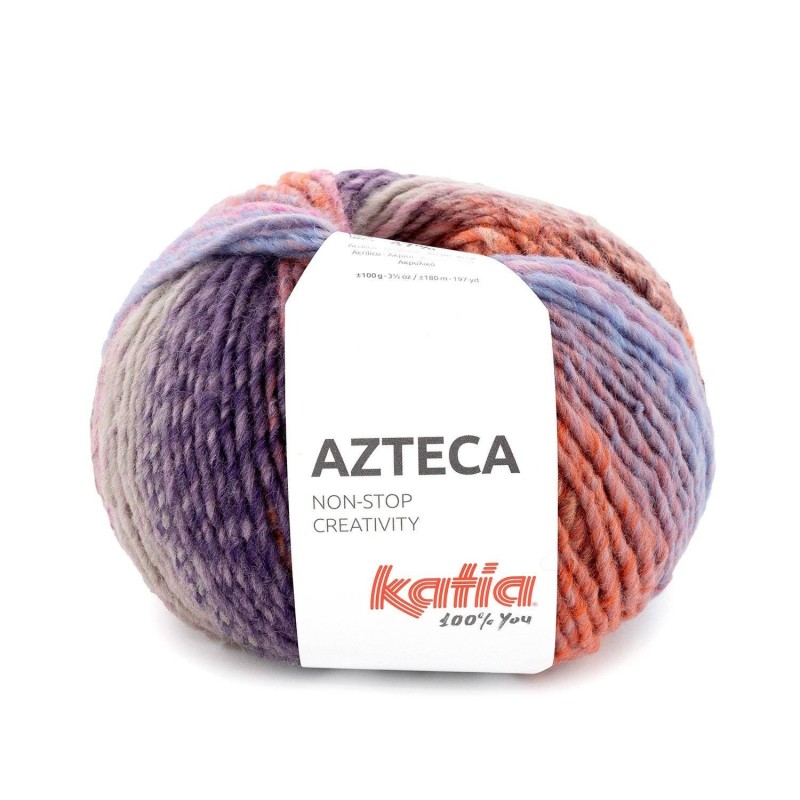 AZTECA 7896 Kauwgom roze-lila-oranje 100 gr