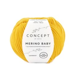 MERINO BABY 153  goudgeel      50gr.