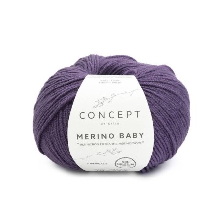 MERINO BABY 159  Paars      50gr.