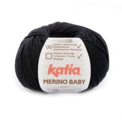 MERINO BABY 2 zwart               50gr.