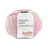 MERINO BABY AQUARELLE 356 piedra/beige/rosa 50 gr