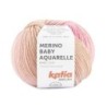 MERINO BABY AQUARELLE 357 beige/celeste/rosa 50 gr
