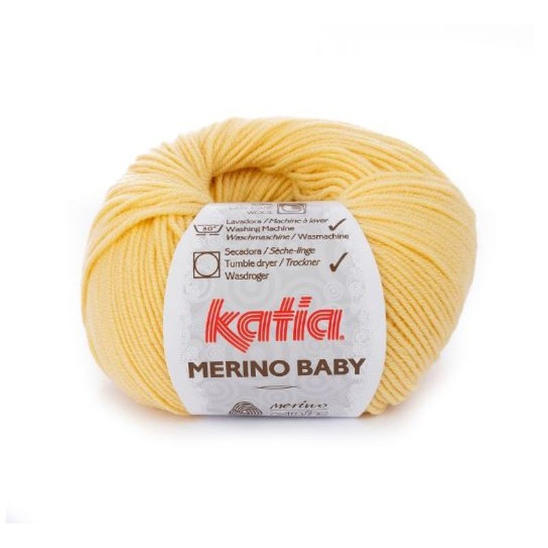 MERINO BABY 37 geel               50gr.