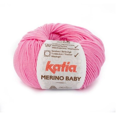 MERINO BABY 58 roze            50gr.