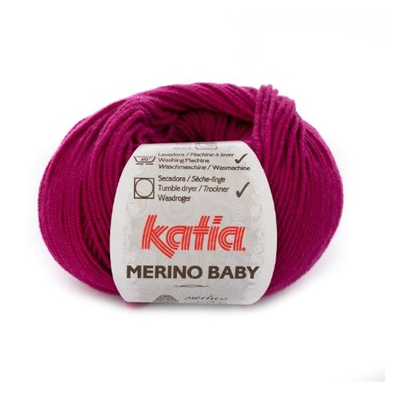 MERINO BABY 61 fuchsia         50gr.