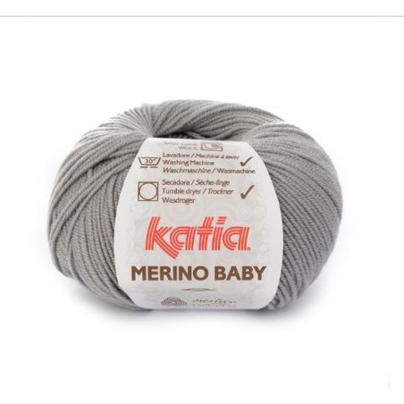 MERINO BABY 70 molgrijs  50gr.