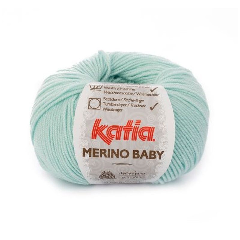 MERINO BABY 73 watergroen        50gr.