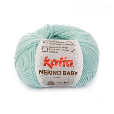 MERINO BABY 73 watergroen        50gr.