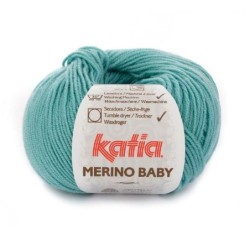 MERINO BABY 74 donker mintgroen        50gr.
