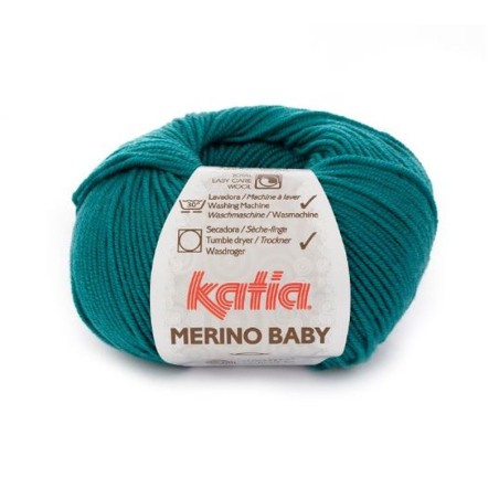 MERINO BABY 75 appelblauwzeegroen   50gr.