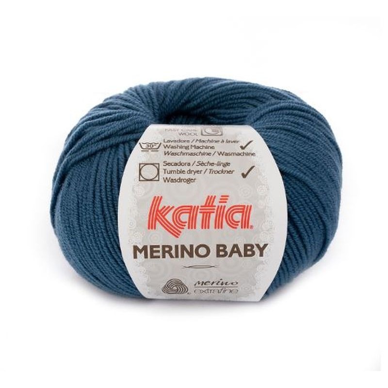 MERINO BABY 84 middenblauw                 50gr.