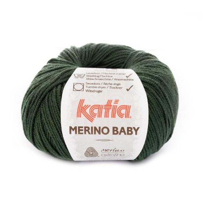 MERINO BABY 85 jagersgroen        50gr.