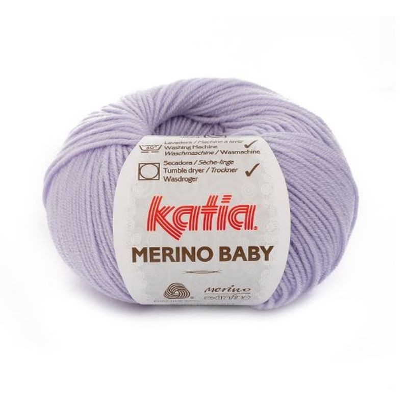 MERINO BABY 88 Morado Pastel 50 gr