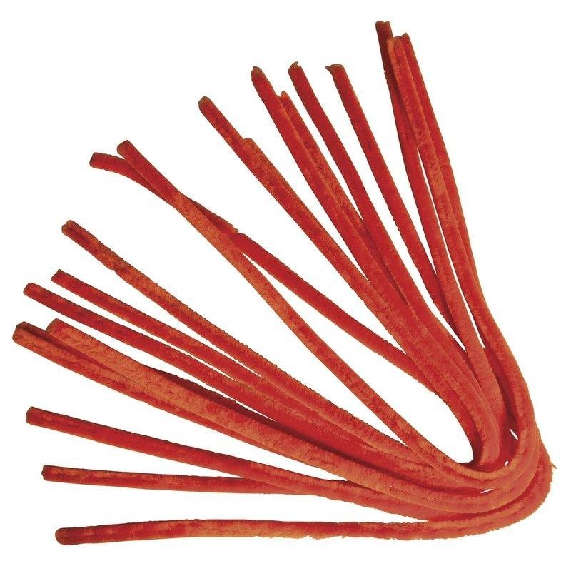 Chenilledr 50cm 9mm 10st oranje   34