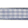 Lint geruit 9,5mm l'blauw / rol 10m