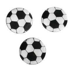 Strooideeltjes voetbal 3cm/5st/stof