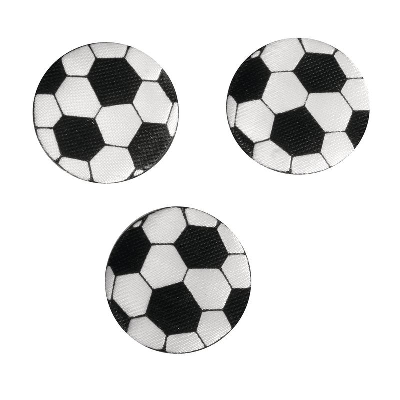 Strooideeltjes voetbal 3cm/5st/stof