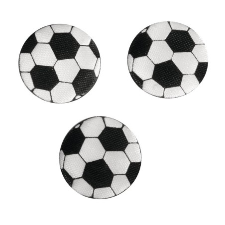 Strooideeltjes voetbal 3cm/5st/stof