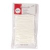Pluche koord, 8mm  wit