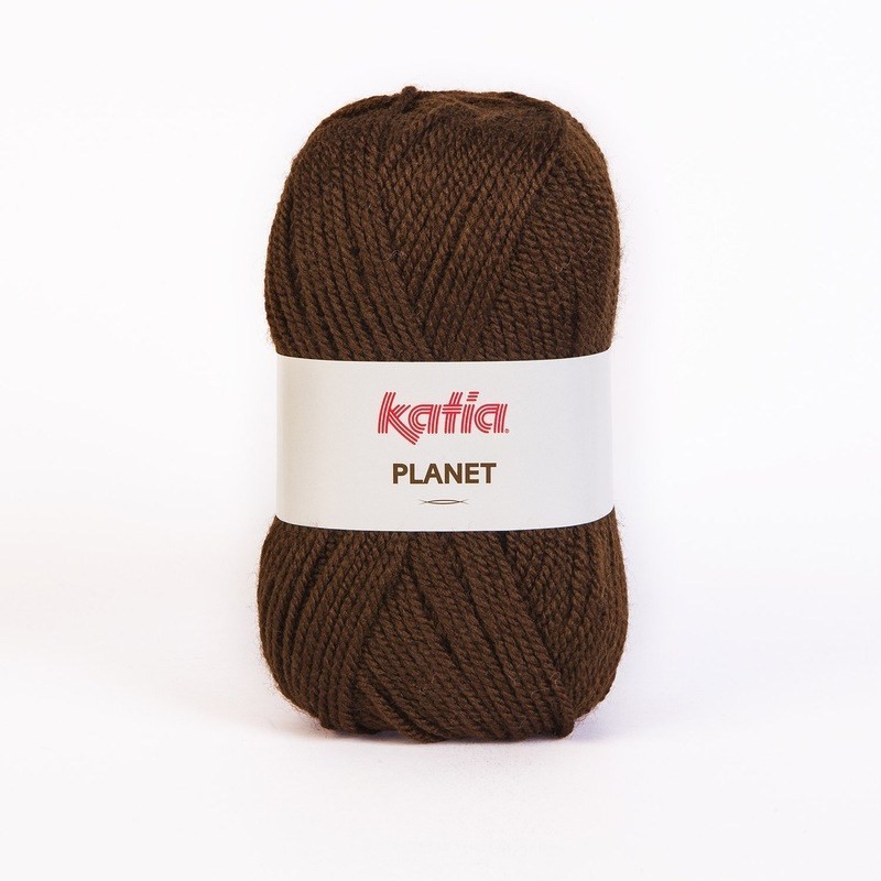 PLANET 3967 donker bruin      100gr.