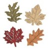 Strooihoutjes bladeren /2cm  /12st