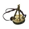 Houten kampvuur 7 cm, kabel 45 cm