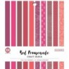 RED PROM -PAPER PADS  15x15cm