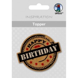 Label rond Happy Birtday MOTIEF 06