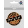 Label rond Happy Birtday MOTIEF 06