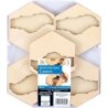Houten gietmal vr epoxy gieten onderzetters/5st
