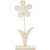 Bloem, h: 23 cm, b: 9,5 cm, triplex/1stuk, dikte1c