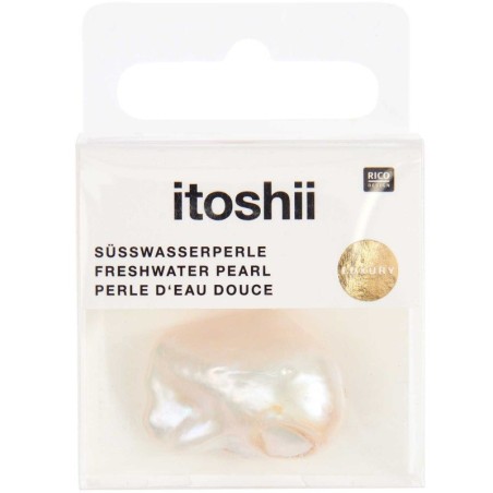 Freshwater pearl natural, baroque, 1 pc, ca. 28 x