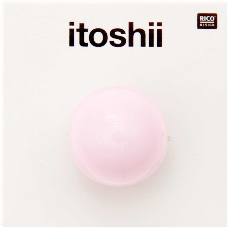 Parel rond light pink, 1 pc  19 mm