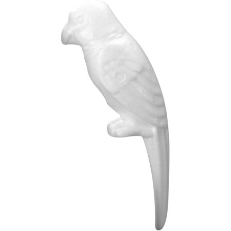 Styropor papegaai 25cm