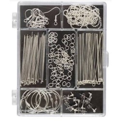 Sieraden startset, zilver, 1 set/ 1 doos