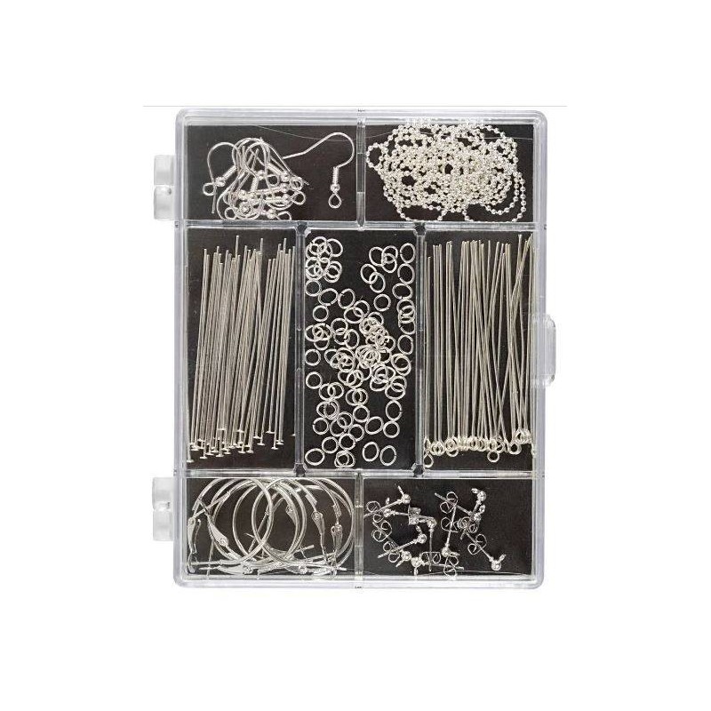 Sieraden startset, zilver, 1 set/ 1 doos