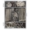 Sieraden startset, zilver, 1 set/ 1 doos