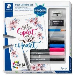 Design journey brush lettering set